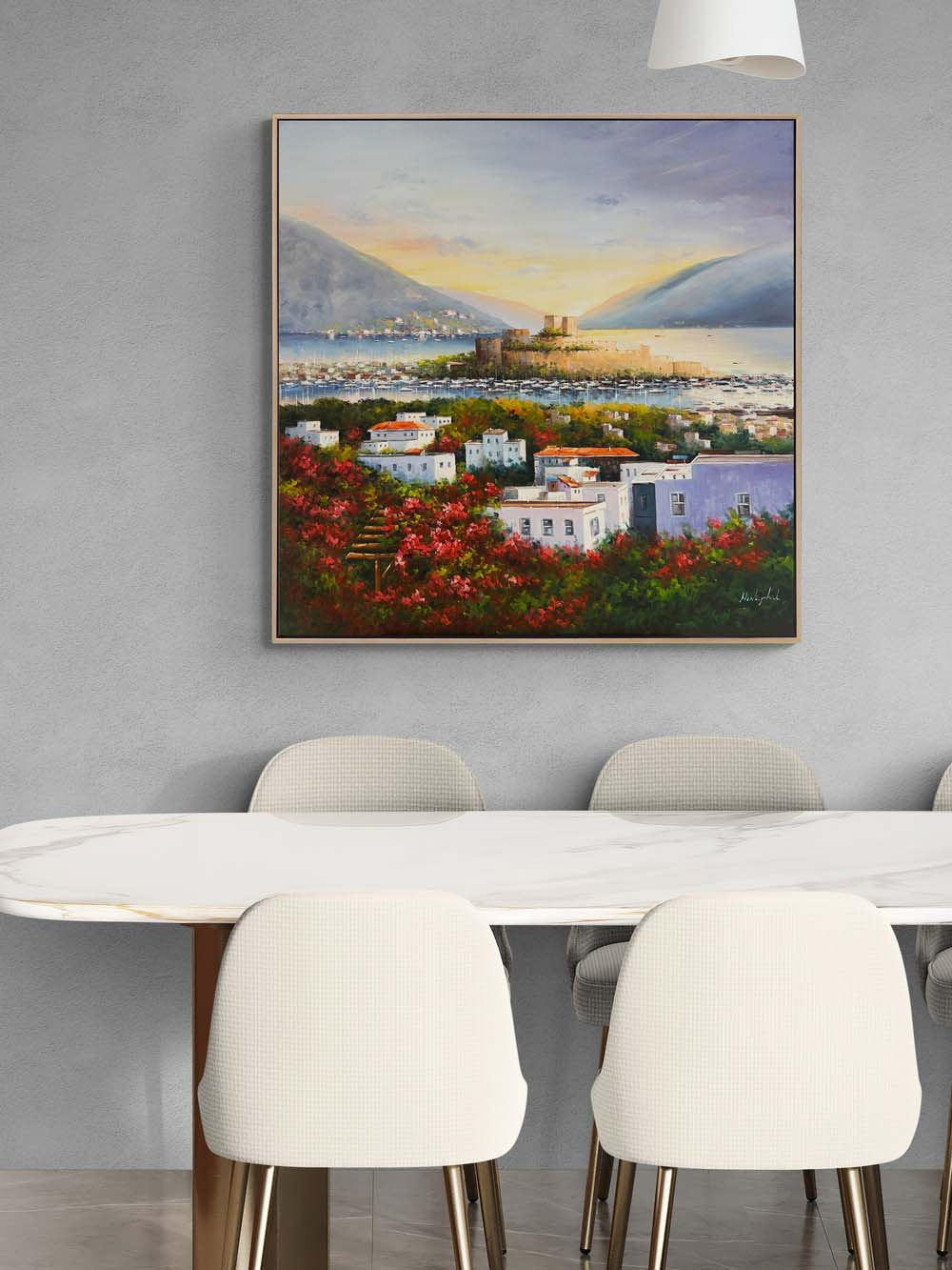 Bodrum'un Kalbinde Yağlı Boya Tablosu