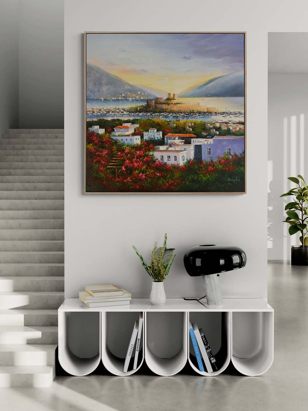 Bodrum'un Kalbinde Yağlı Boya Tablosu