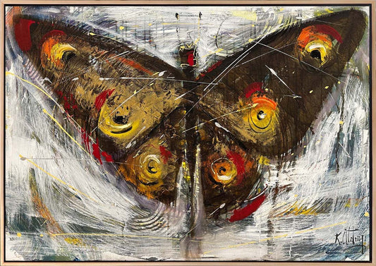 Kelebeğin Modern Rüyası Yağlı Boya Tablosu