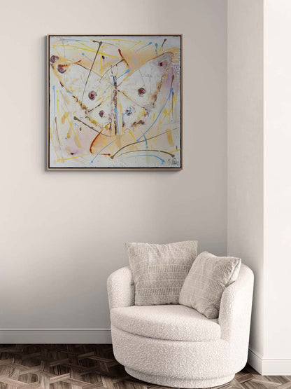 Kanatların Dönüşüm Zamanı Yağlı Boya Tablosu