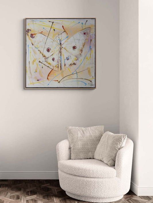 Kanatların Dönüşüm Zamanı Yağlı Boya Tablosu