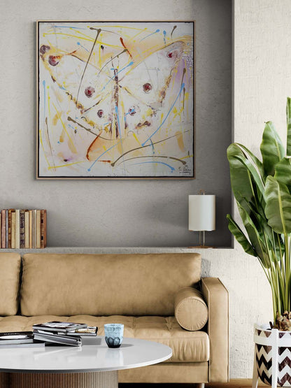 Kanatların Dönüşüm Zamanı Yağlı Boya Tablosu