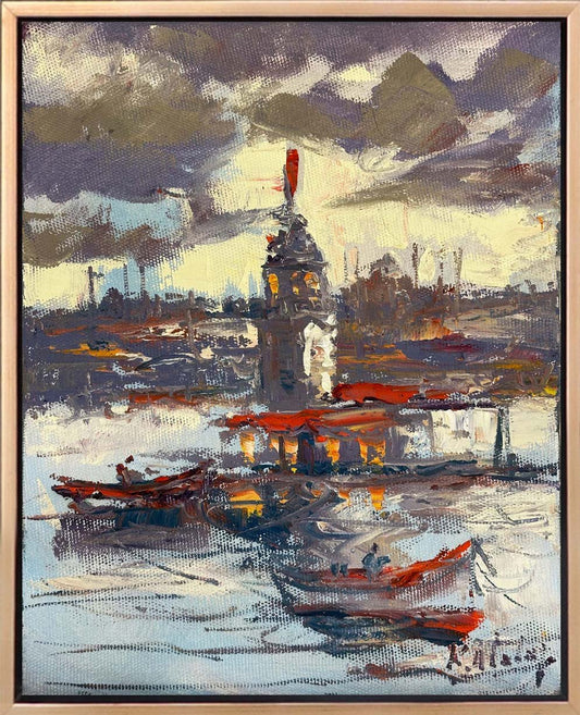 Salacakta Güz Yağlı Boya Tablosu