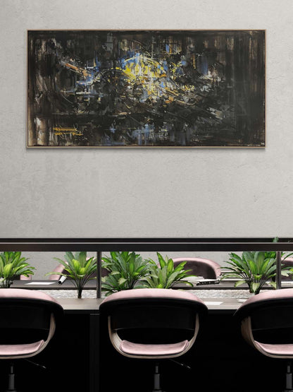 Karmaşadan Huzura Yağlı Boya Tablosu