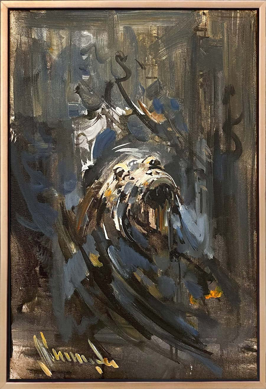 Gece Avcısı Yağlı Boya Tablosu