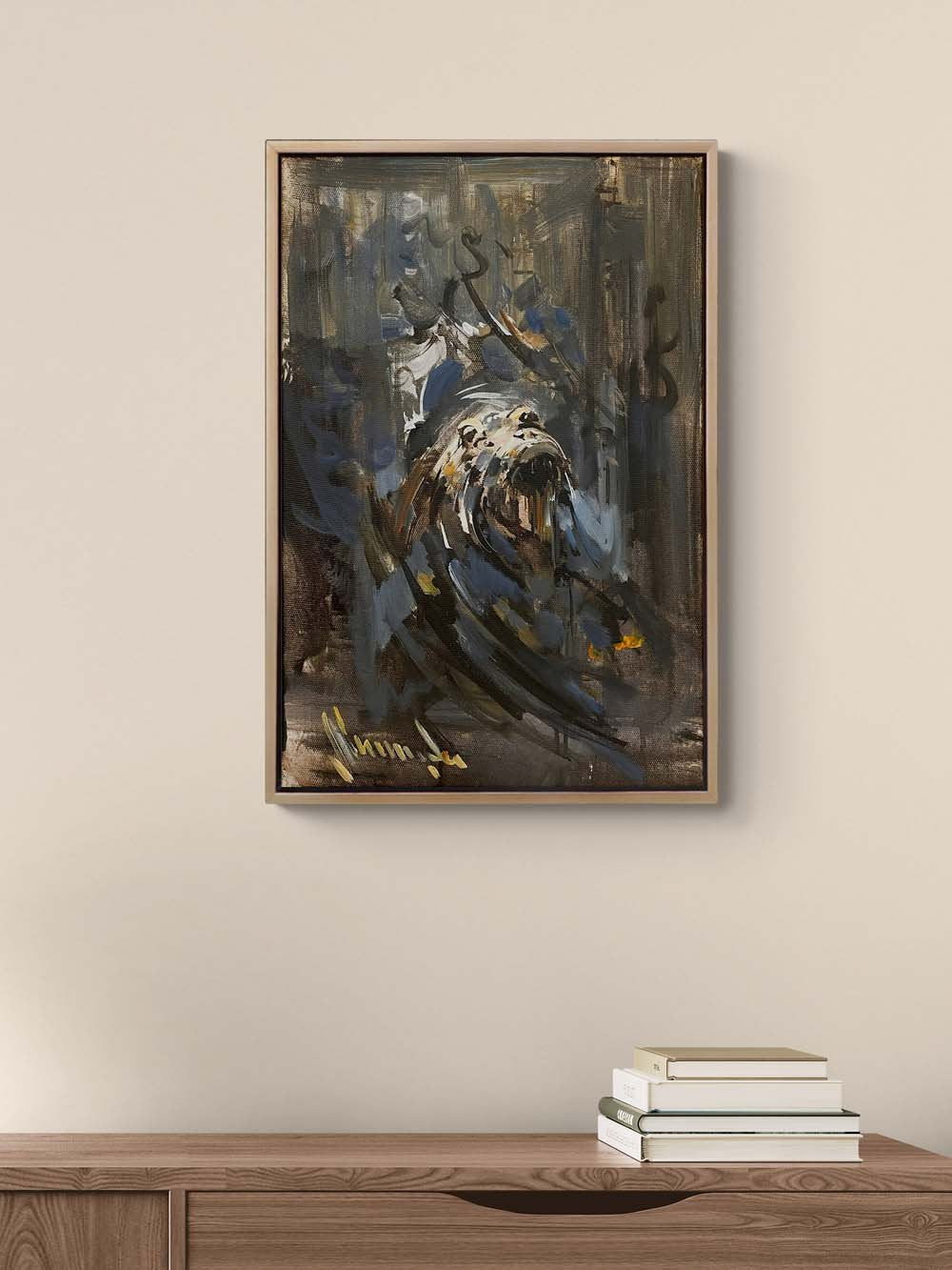 Gece Avcısı Yağlı Boya Tablosu