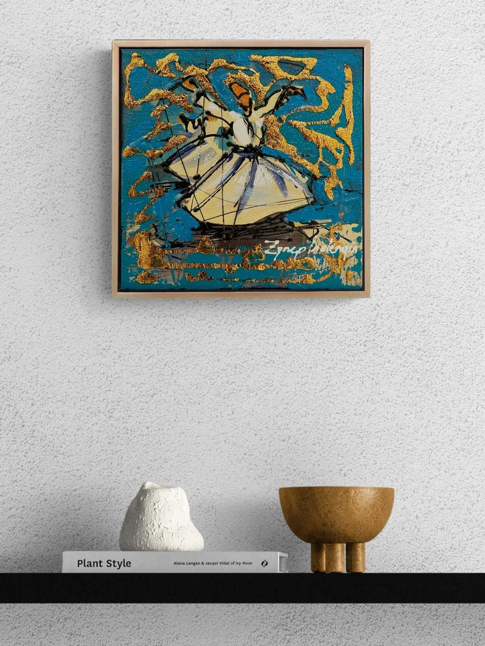 Huzurda Semazenler Yağlı Boya Tablosu