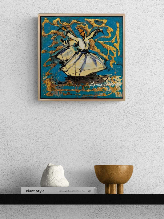 Huzurda Semazenler Yağlı Boya Tablosu