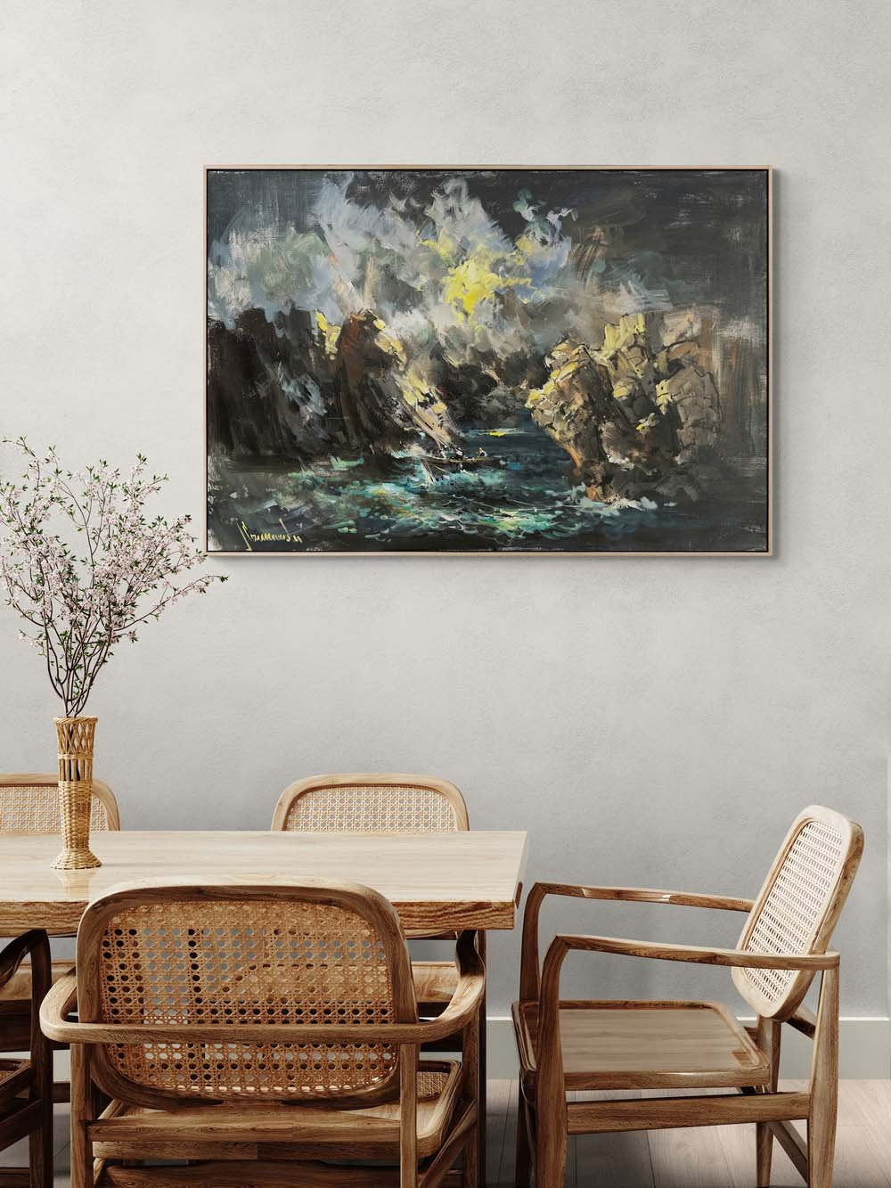 Rüzgarın ve Denizin Hikayesi Yağlı Boya Tablosu