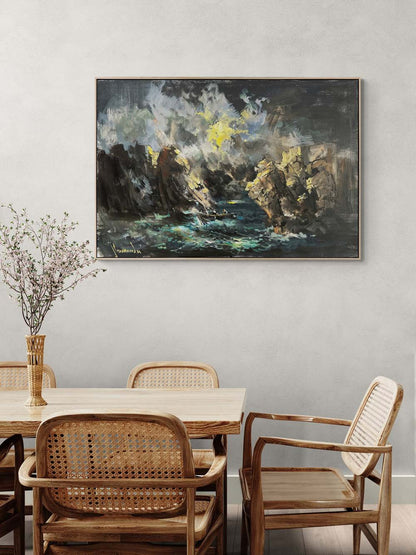 Rüzgarın ve Denizin Hikayesi Yağlı Boya Tablosu