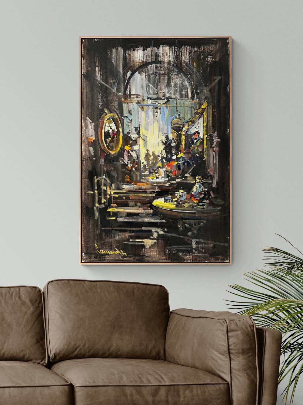 Parlayan Hatıralar Yağlı Boya Tablosu