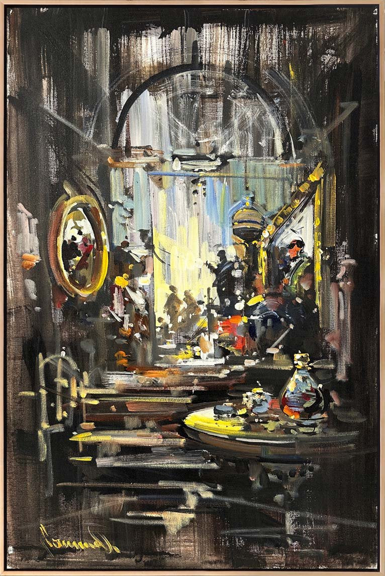 Parlayan Hatıralar Yağlı Boya Tablosu