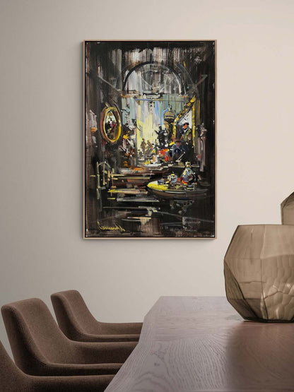 Parlayan Hatıralar Yağlı Boya Tablosu