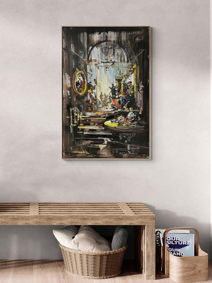 Parlayan Hatıralar Yağlı Boya Tablosu