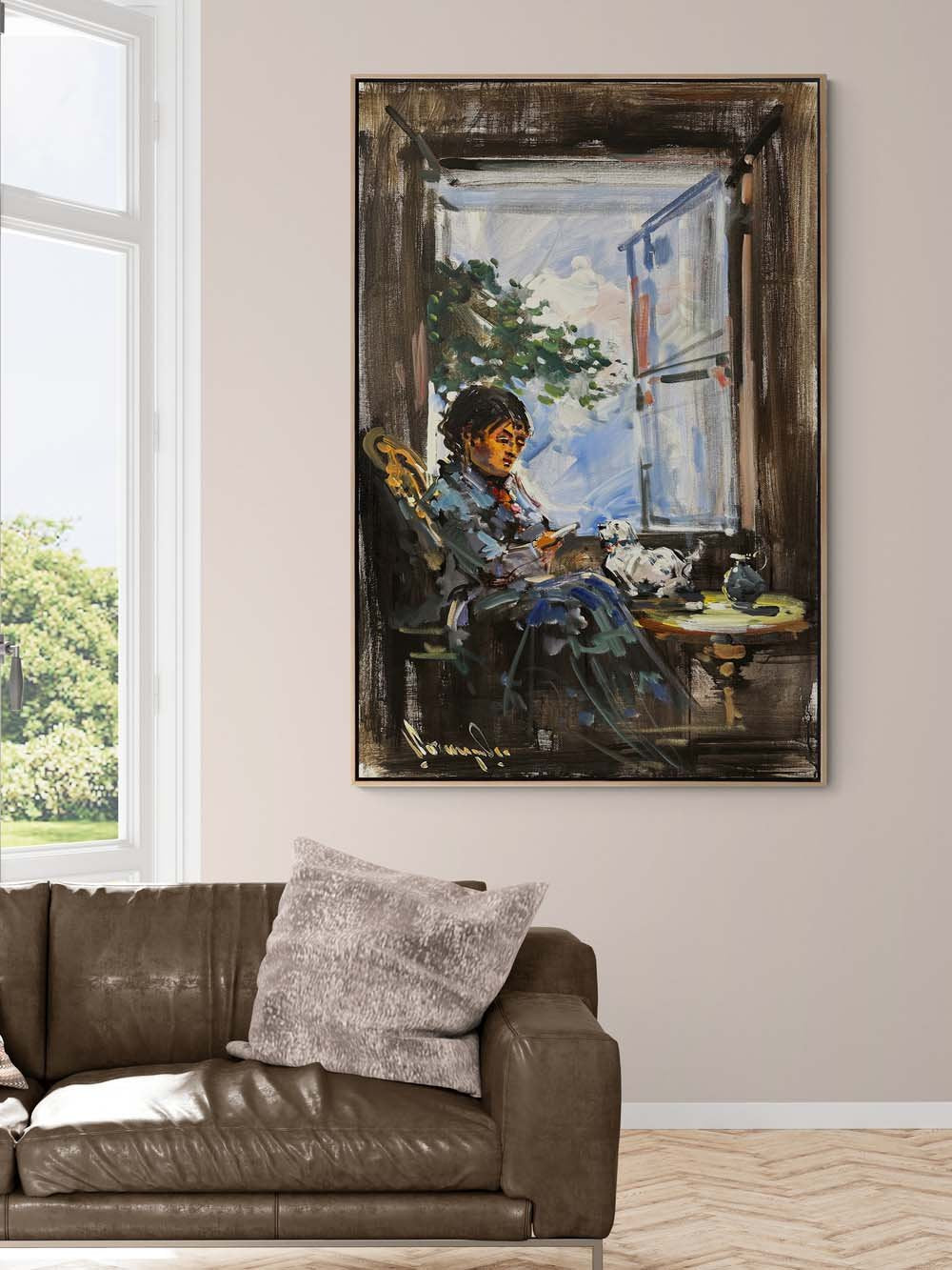 Gündelik Hayatın Zarafeti Yağlı Boya Tablosu