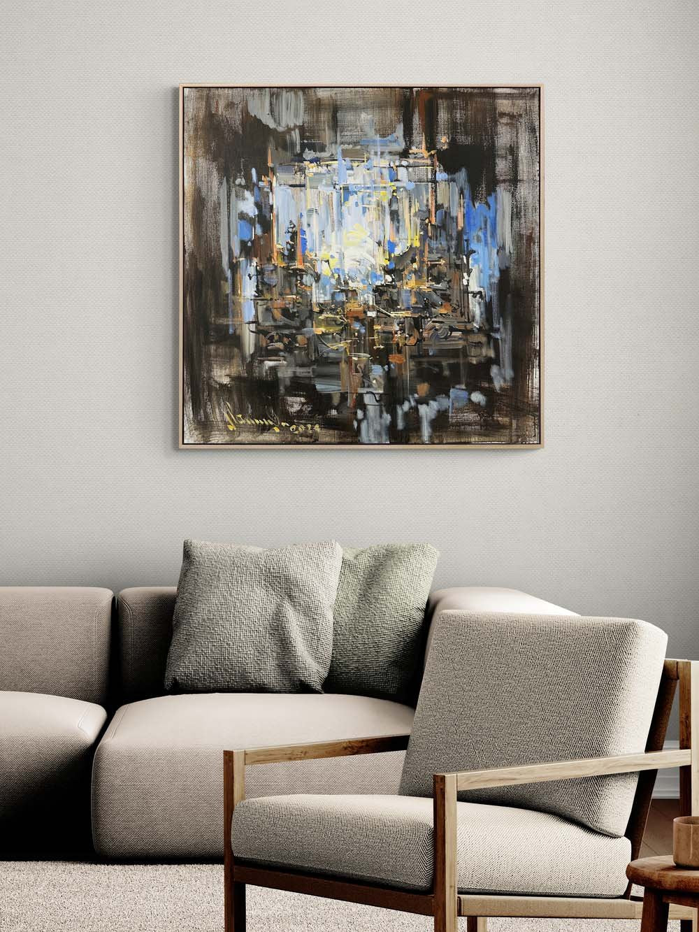 Sonsuzluğun İzleri Yağlı Boya Tablosu