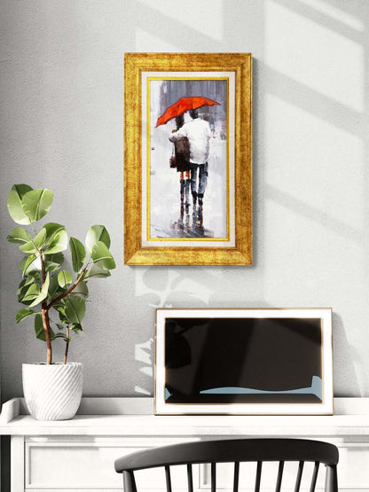 Yağmurla Gelen Hatıra Yağlı Boya Tablosu