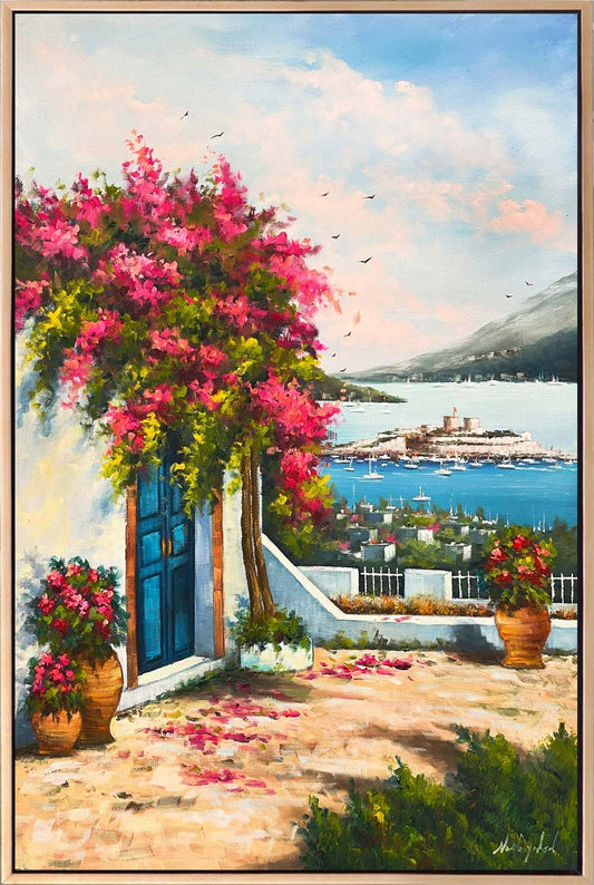 Ege'nin İncisi Bodrum Yağlı Boya Tablosu