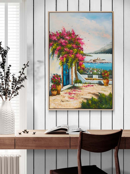 Ege'nin İncisi Bodrum Yağlı Boya Tablosu