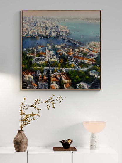 Haliç’in Sessiz Dalgaları Yağlı Boya Tablosu