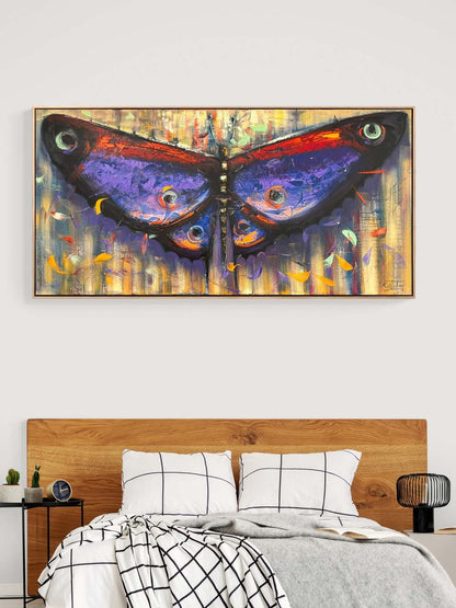 Kelebeğin Kanat İzleri Yağlı Boya Tablosu