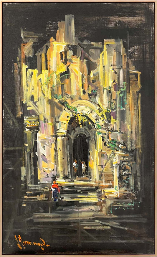 Zamanın Kıyısında Yağlı Boya Tablosu