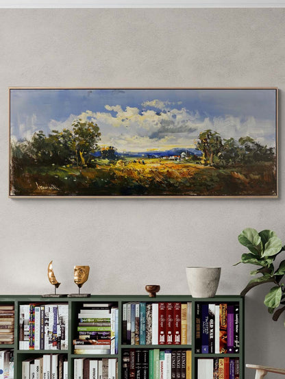 Sessiz Bir Sabah Yağlı Boya Tablosu