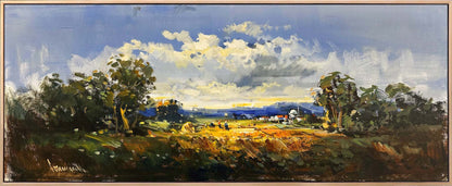 Sessiz Bir Sabah Yağlı Boya Tablosu