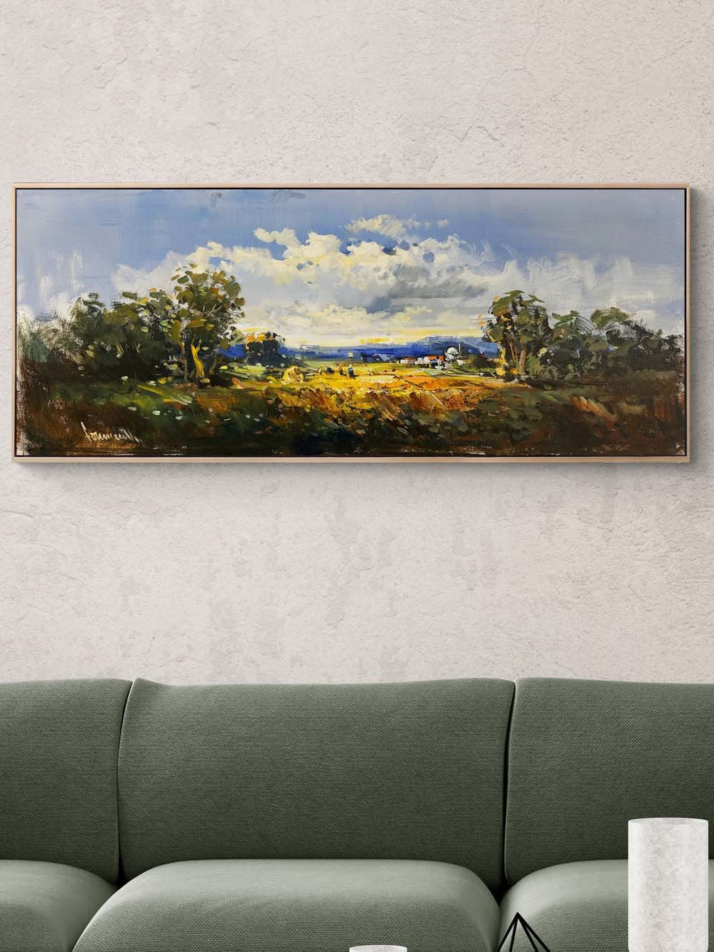 Sessiz Bir Sabah Yağlı Boya Tablosu