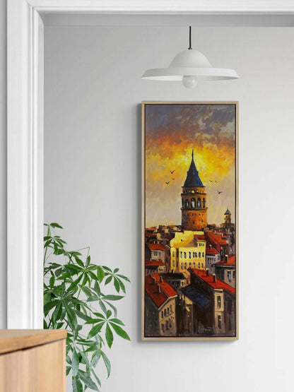 Galata'nın Yüksek Sesleri Yağlı Boya Tablosu