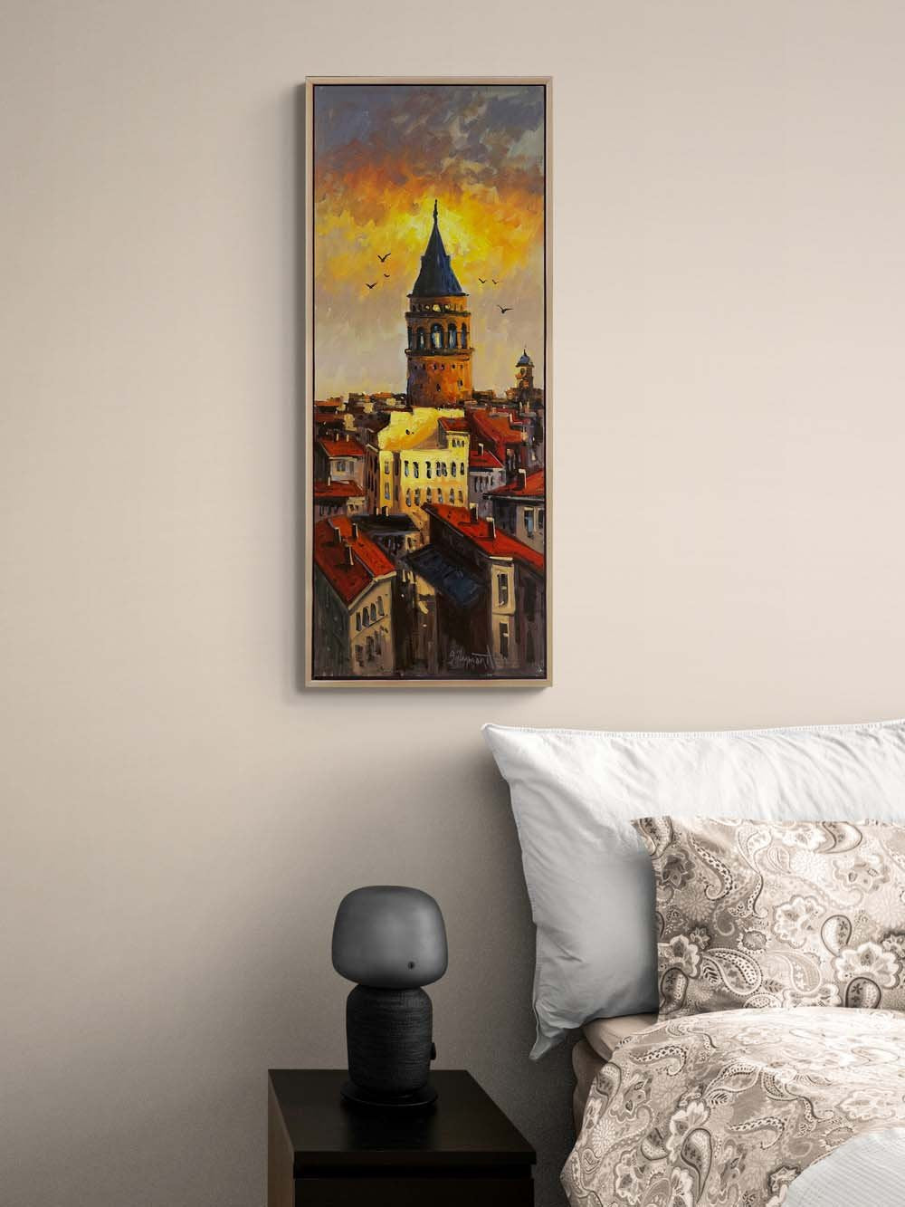 Galata'nın Yüksek Sesleri Yağlı Boya Tablosu