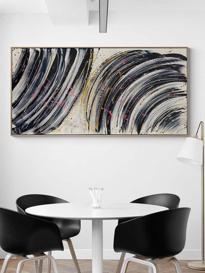 Boşlukta Ritim Yağlı Boya Tablosu