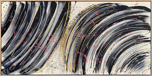 Boşlukta Ritim Yağlı Boya Tablosu