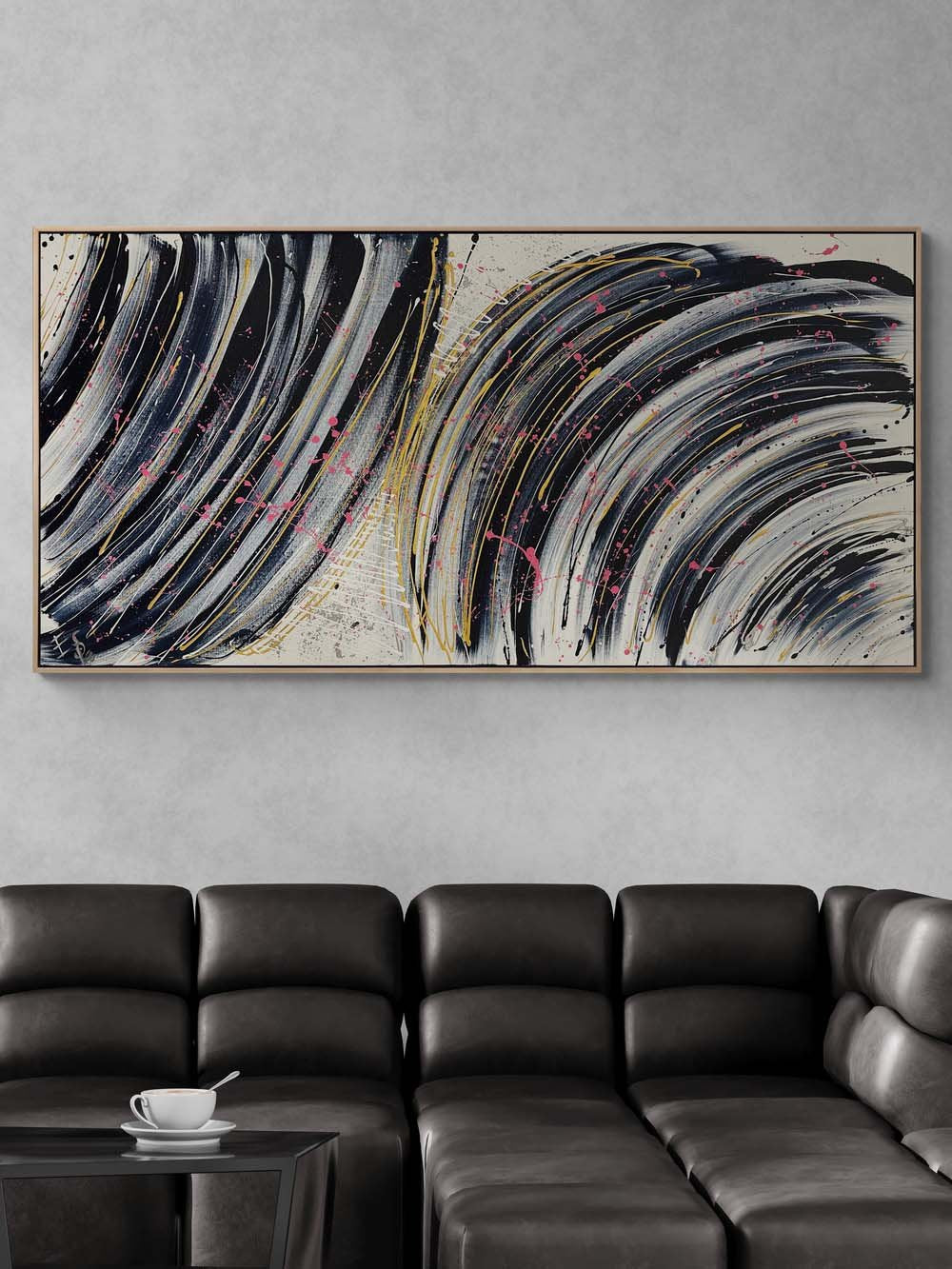 Boşlukta Ritim Yağlı Boya Tablosu