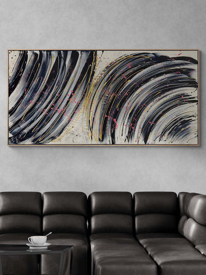 Boşlukta Ritim Yağlı Boya Tablosu