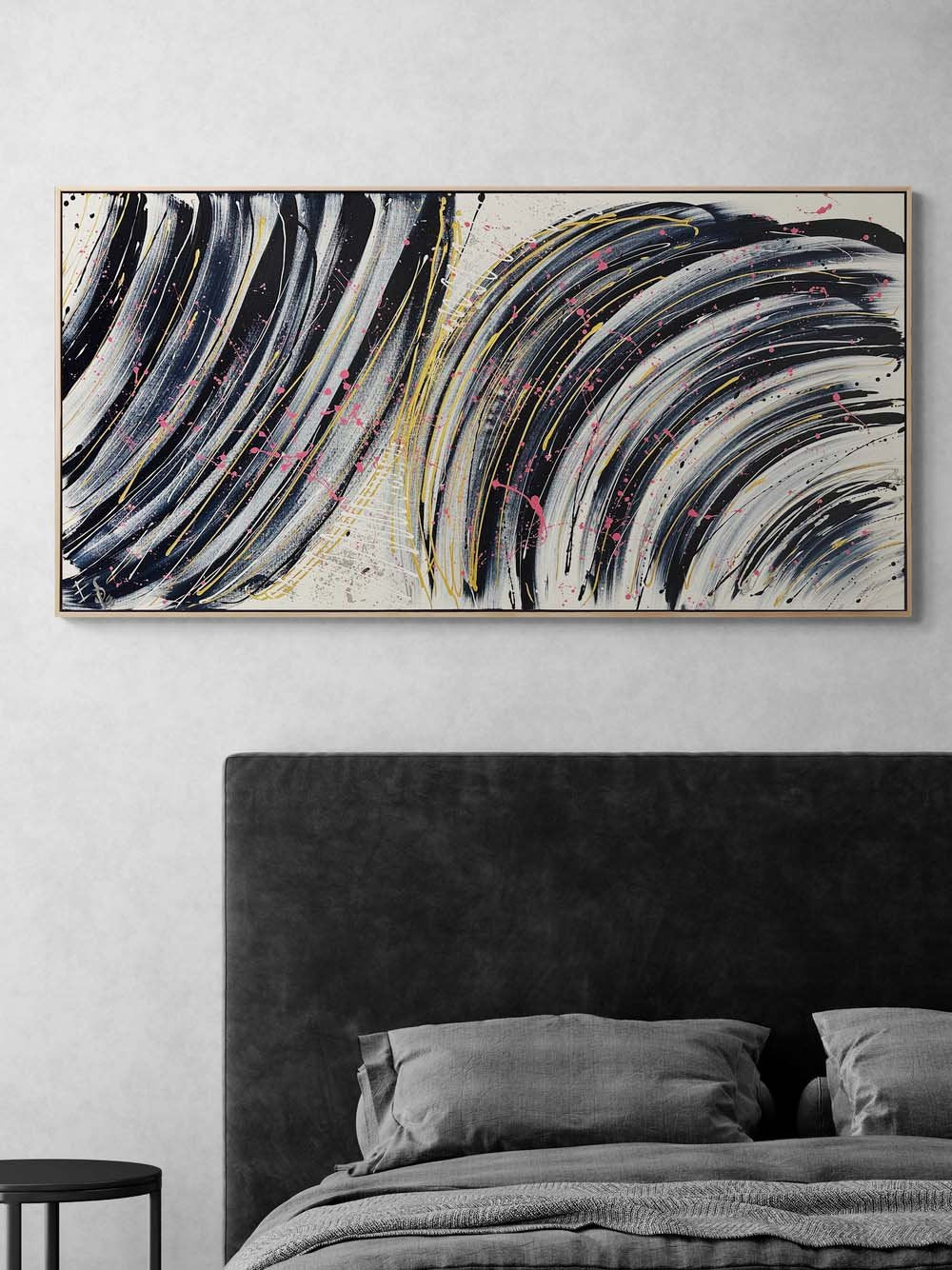 Boşlukta Ritim Yağlı Boya Tablosu