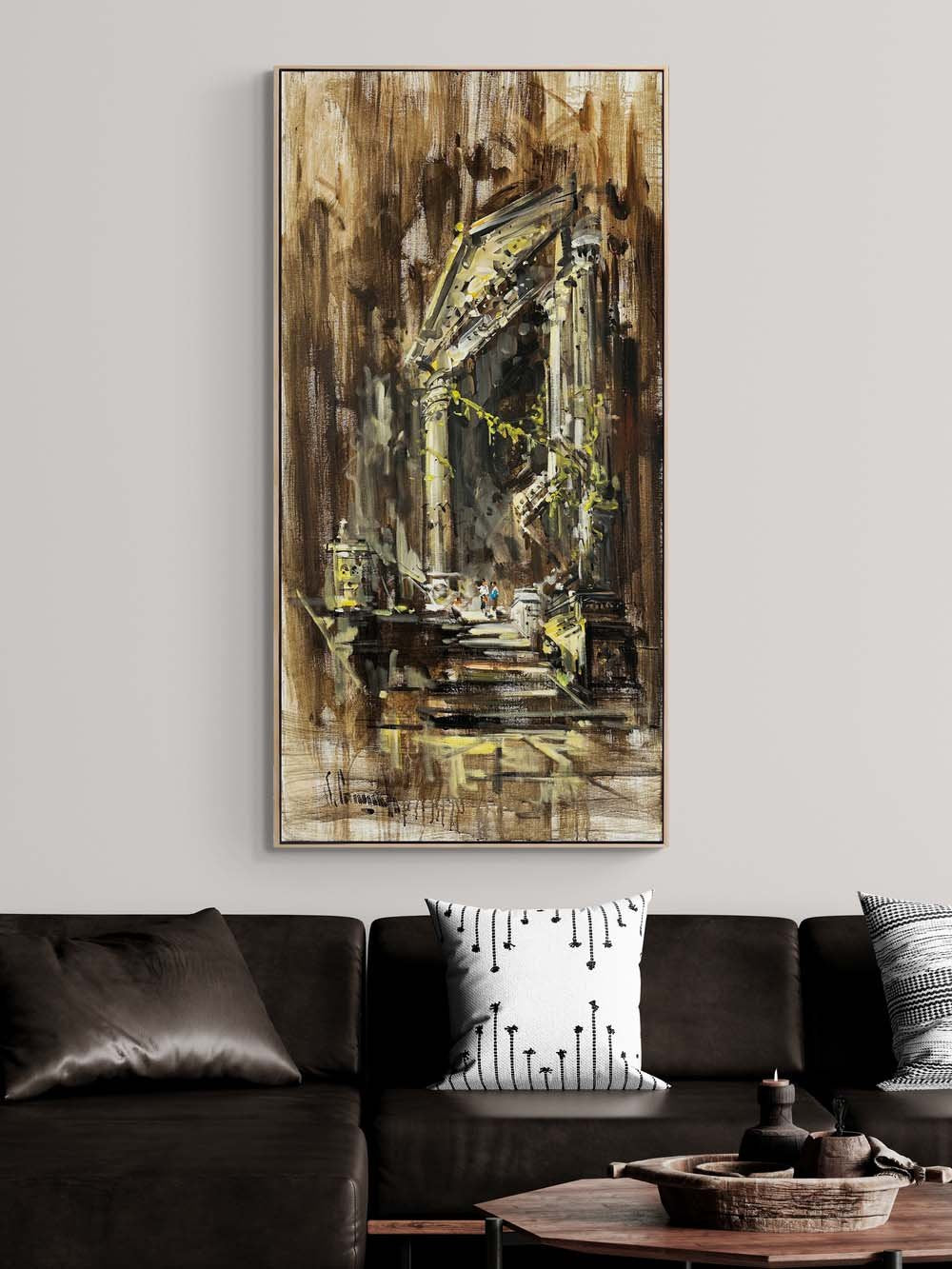 Eski Şehir, Yeni Bakış Yağlı Boya Tablosu