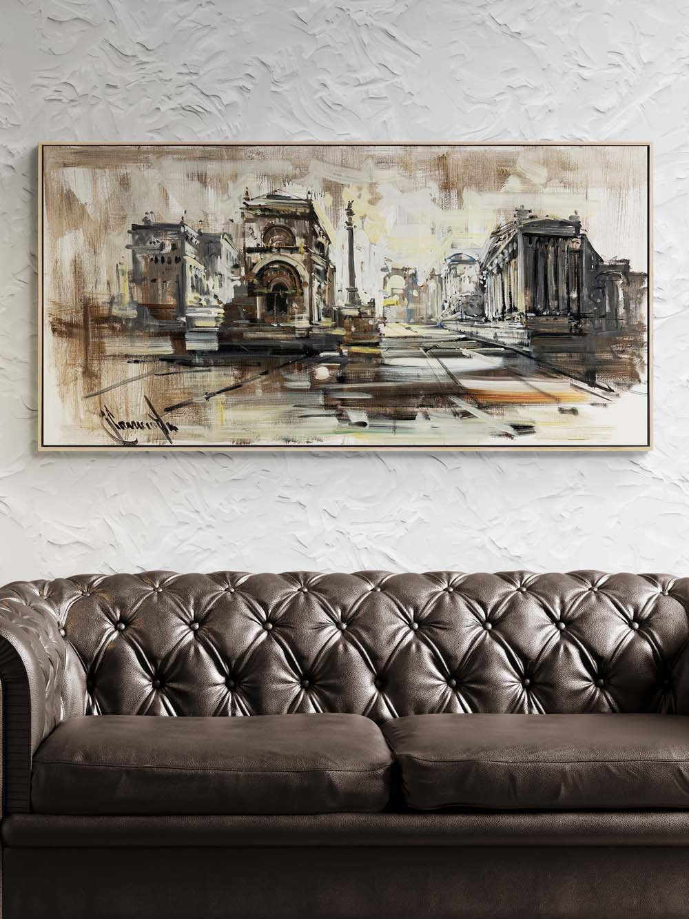 Zamanın Sessizliği Yağlı Boya Tablosu