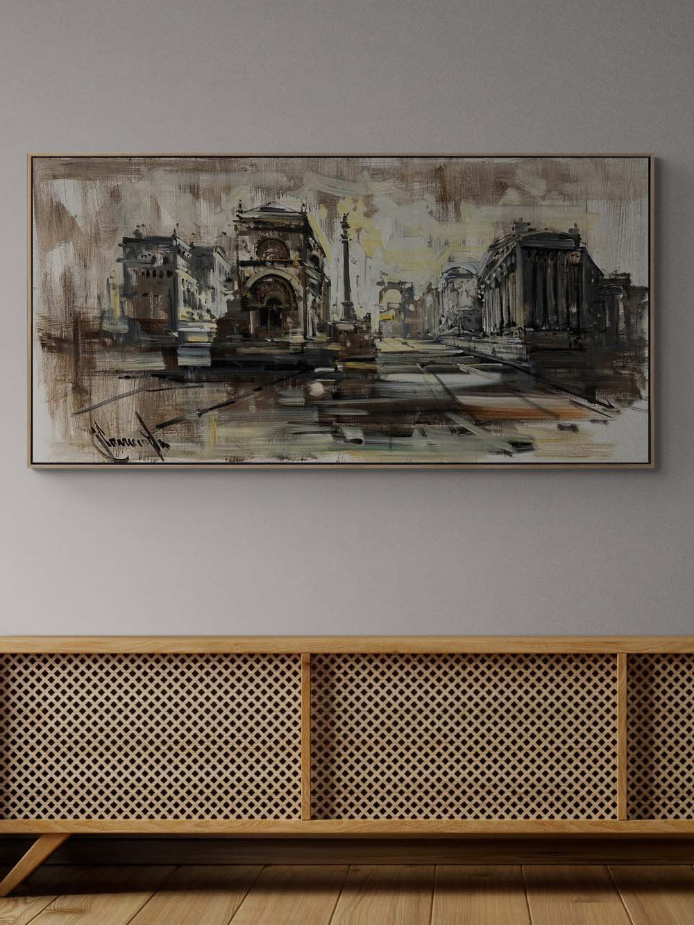 Zamanın Sessizliği Yağlı Boya Tablosu