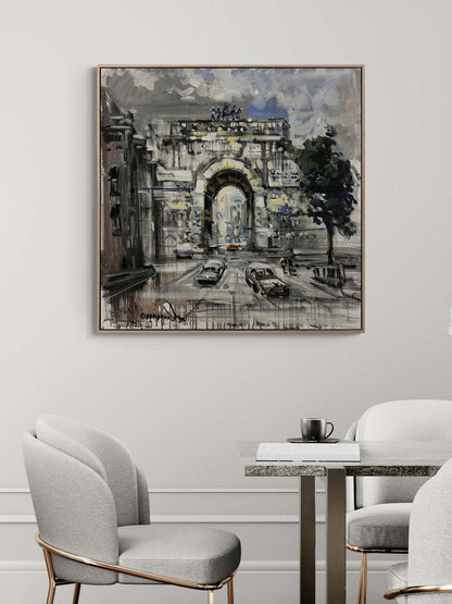 Zamanın Kapısı Yağlı Boya Tablosu