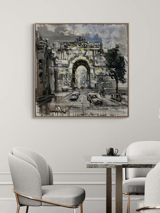 Zamanın Kapısı Yağlı Boya Tablosu