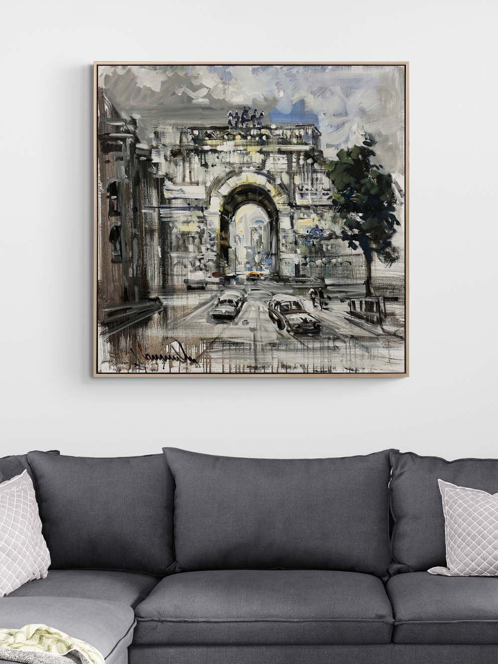 Zamanın Kapısı Yağlı Boya Tablosu