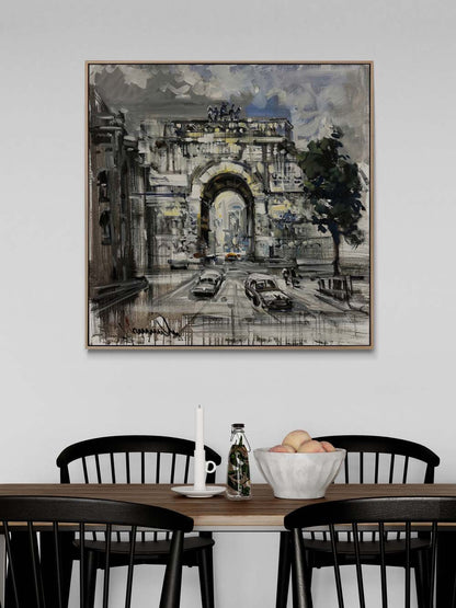 Zamanın Kapısı Yağlı Boya Tablosu