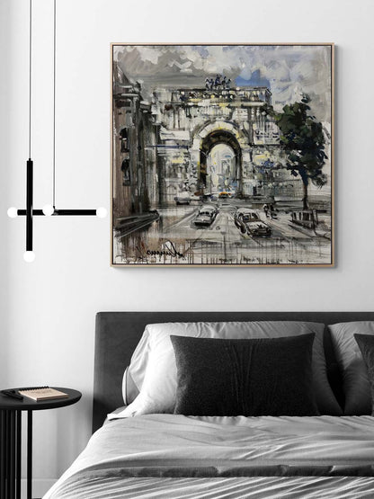 Zamanın Kapısı Yağlı Boya Tablosu