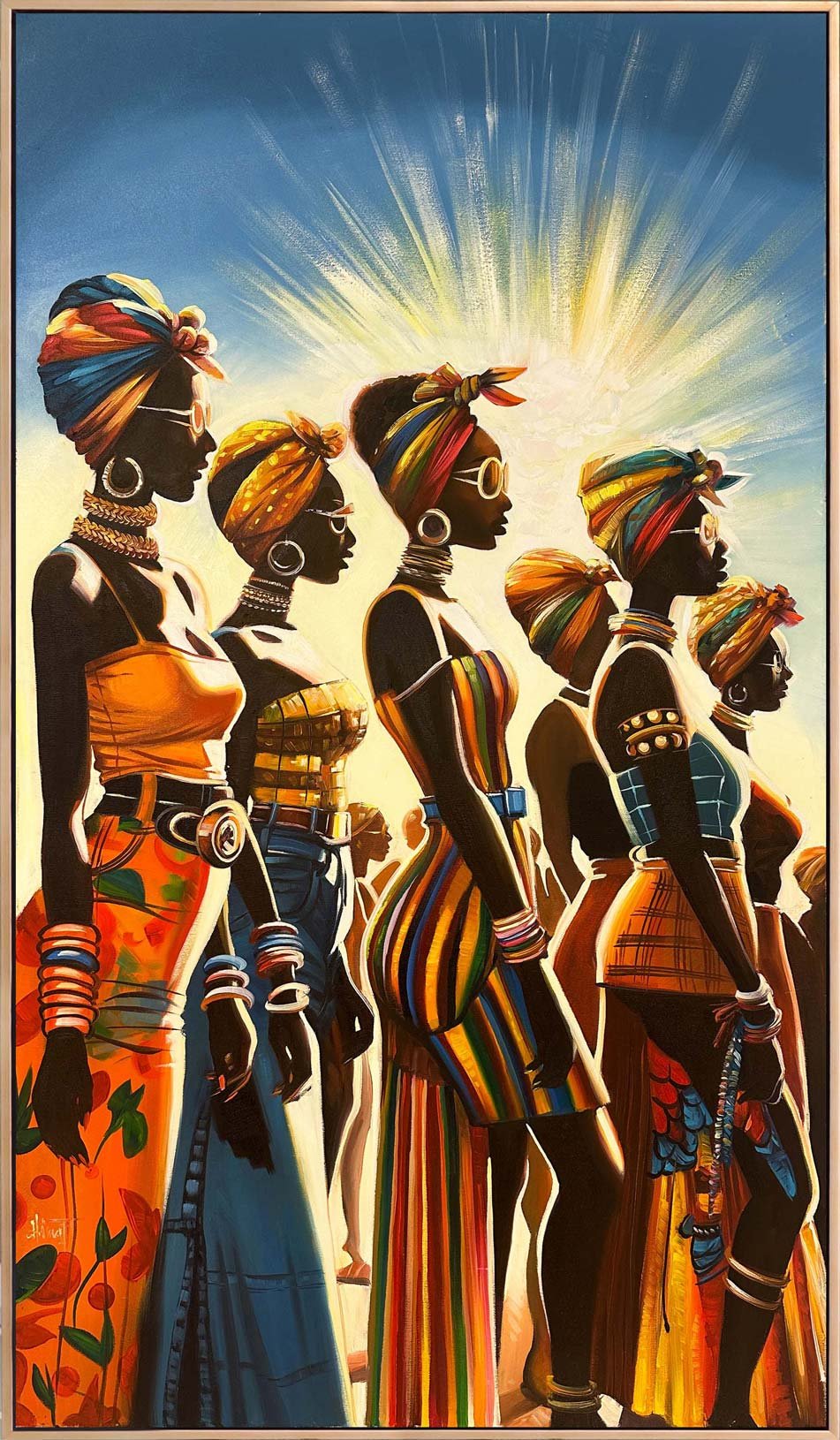 Kadınların Ezgisi Yağlı Boya Tablosu