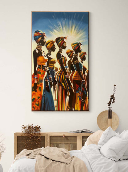 Kadınların Ezgisi Yağlı Boya Tablosu