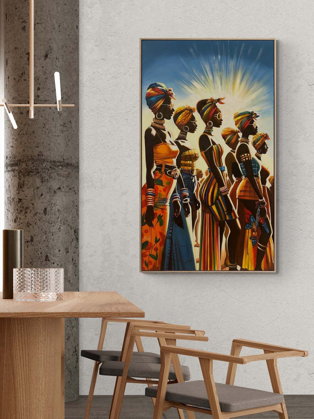 Kadınların Ezgisi Yağlı Boya Tablosu