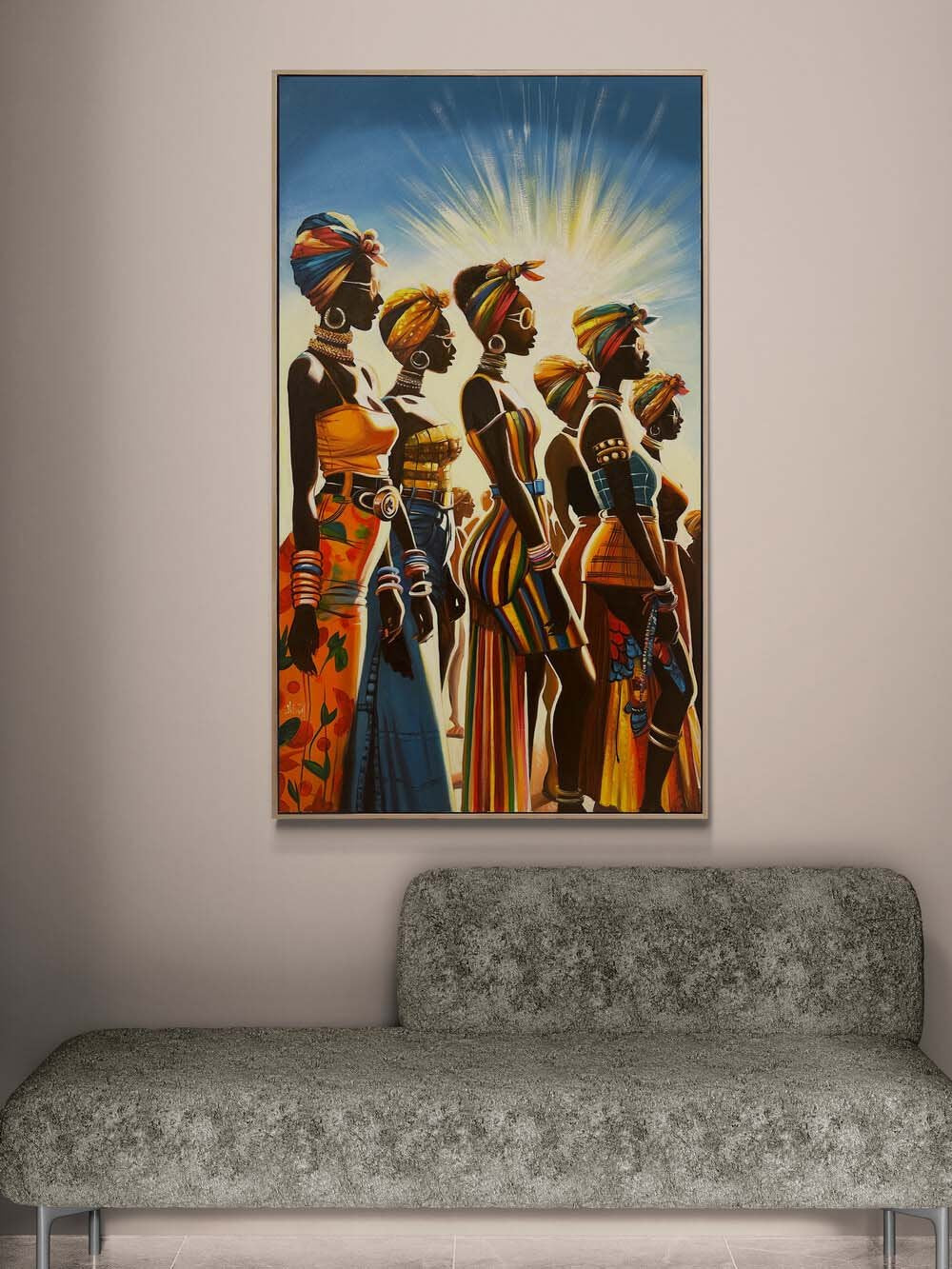 Kadınların Ezgisi Yağlı Boya Tablosu