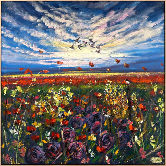 Baharın Esintisi Yağlı Boya Tablosu