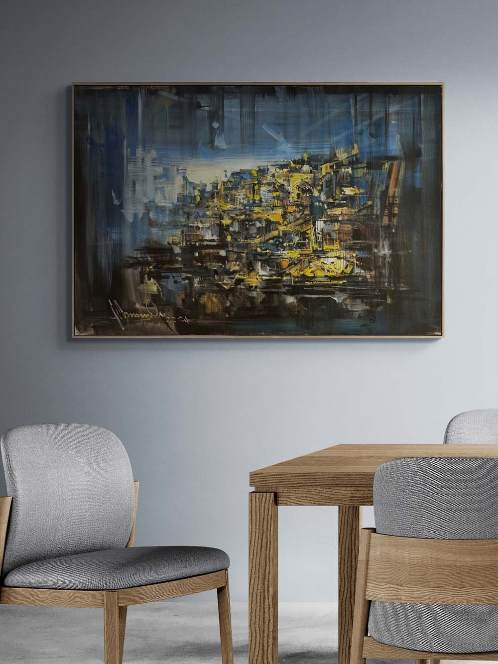 Düşlerin Ritmi Yağlı Boya Tablosu